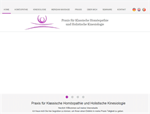 Tablet Screenshot of homoeopathie-maust.com